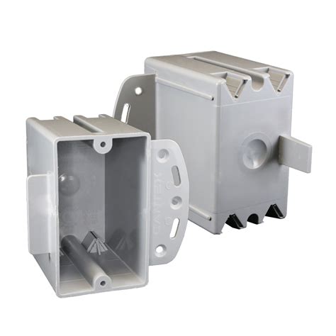 new-work single-gang steel switch box with clamps for mc|Gangable Switch Boxes .